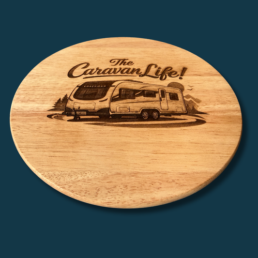 The Caravan Breadboard | Personalised Wooden Board for Caravan Lovers